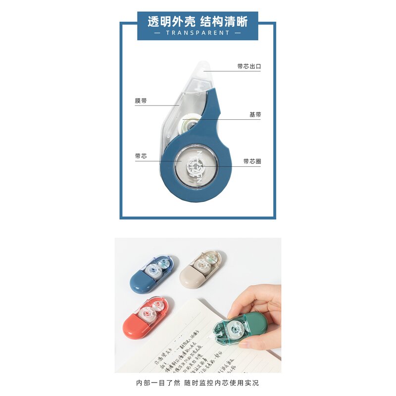 Correction Tape Supplier - Creative Retro Candy Color Detachable