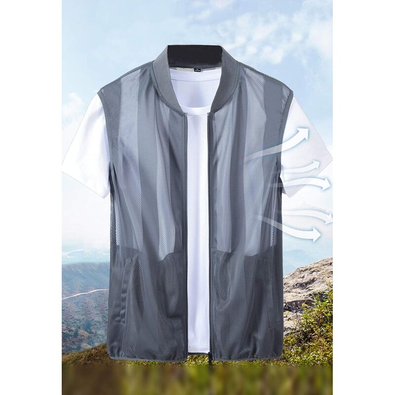 Vest Manufacturer - OEM/ODM Custom Men's Lightweight Canvas Zip Vest