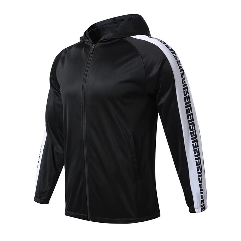 Unisex Hoodies Manufacturer - OEM/ODM Custom Fashion Black Zipper-Up Jacket