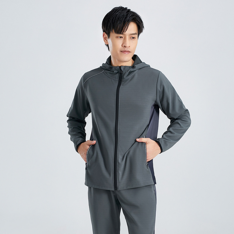 Sports Tops Manufacturer - OEM/ODM Custom Men's Loose Fit Stand Collar