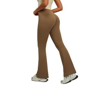 Yoga Pants Manufacturer - OEM/ODM Custom Butt-Lifting Flared Elastic Waist