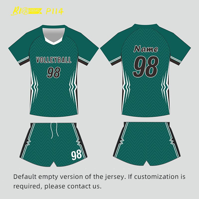 Volleyball Uniform Manufacturer - OEM/ODM Custom Mesh Breathable Sublimation Set