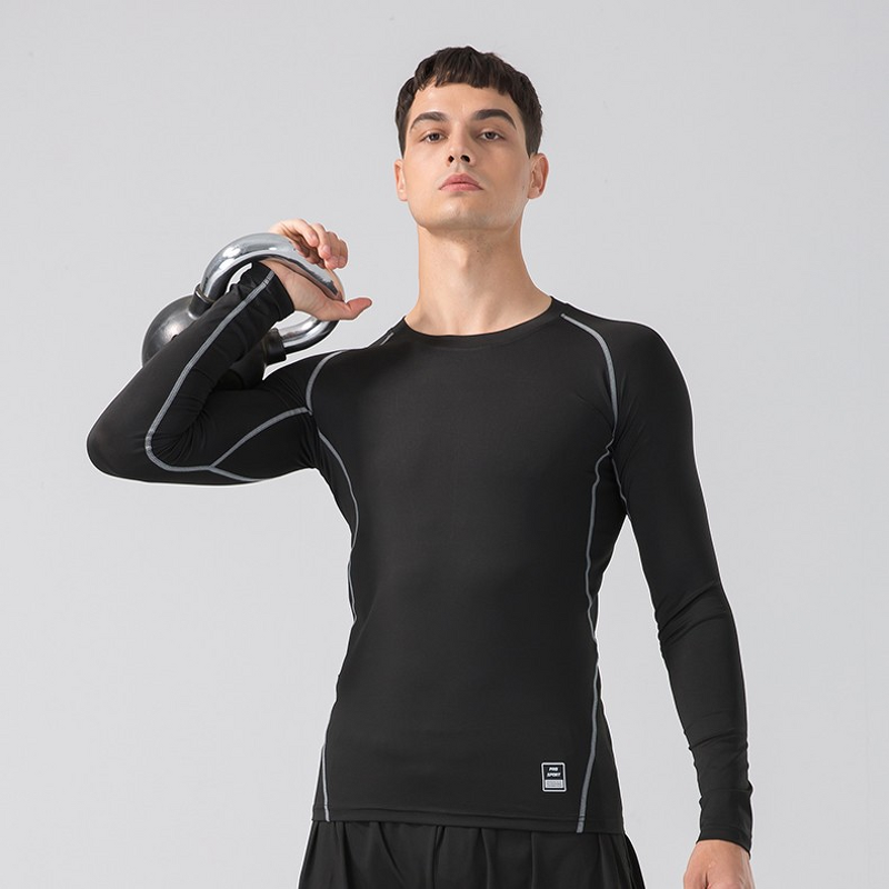 Compression T-Shirt Manufacturer - OEM/ODM Custom Men's Quick-Dry Cycling Top