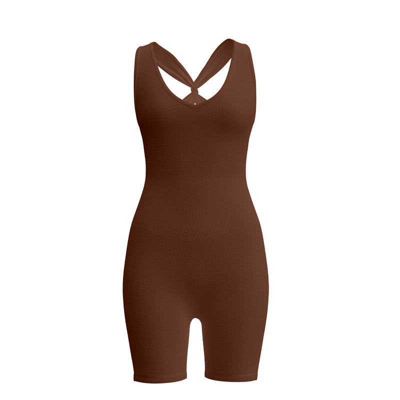 Jumpsuit Manufacturer - OEM/ODM Custom Breathable V-neck Wrinkle-Resistant