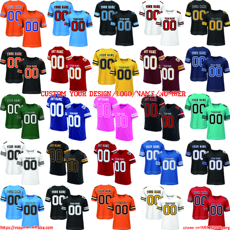 American Football Uniform Manufacturer - OEM/ODM Custom Embroidered Rugby Jersey