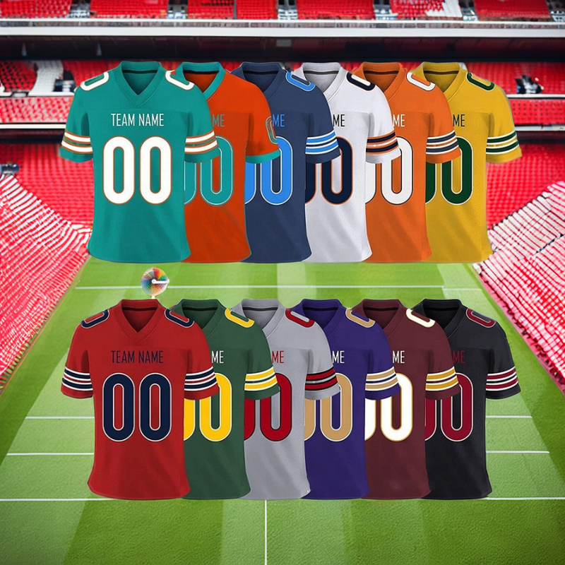 American Football Uniform Manufacturer - OEM/ODM Custom Embroidered Rugby Jersey