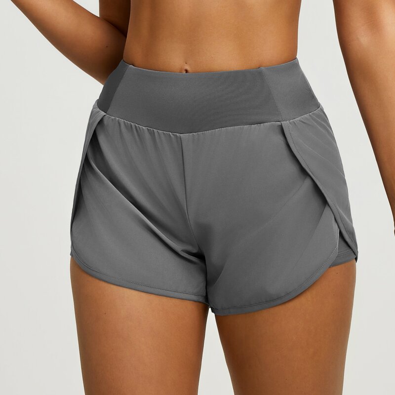 Sports Shorts Manufacturer - OEM/ODM Custom Women's Anti-Exposure Side Pockets