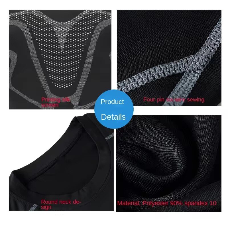 Running T-shirt Manufacturer - OEM/ODM Custom Quick-Drying Breathable Compression