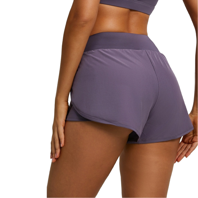 Sports Shorts Manufacturer - OEM/ODM Custom Women's Anti-Exposure Side Pockets
