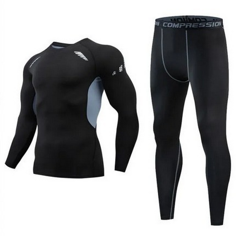 Compression Clothes Set Manufacturer - OEM/ODM Custom Men's Breathable Running Set