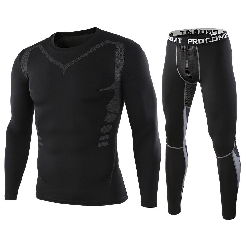 Compression Clothes Set Manufacturer - OEM/ODM Custom Men's Breathable Running Set