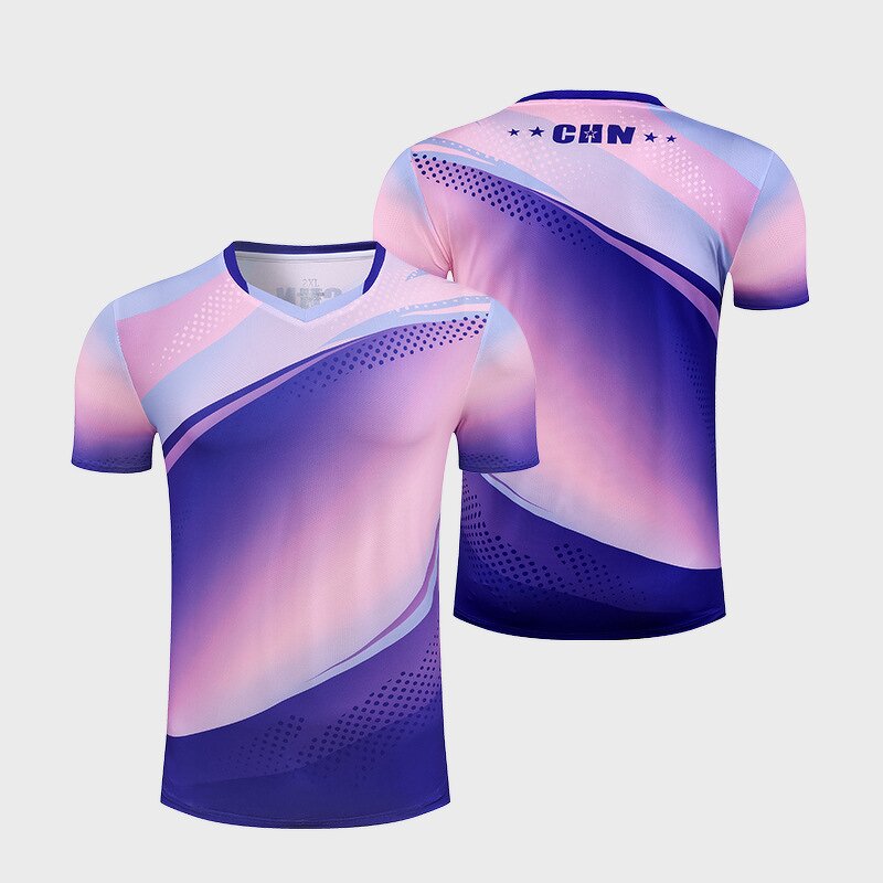 Badminton Jersey Set Manufacturer - OEM/ODM Custom Heat-Transfer Printed Uniform