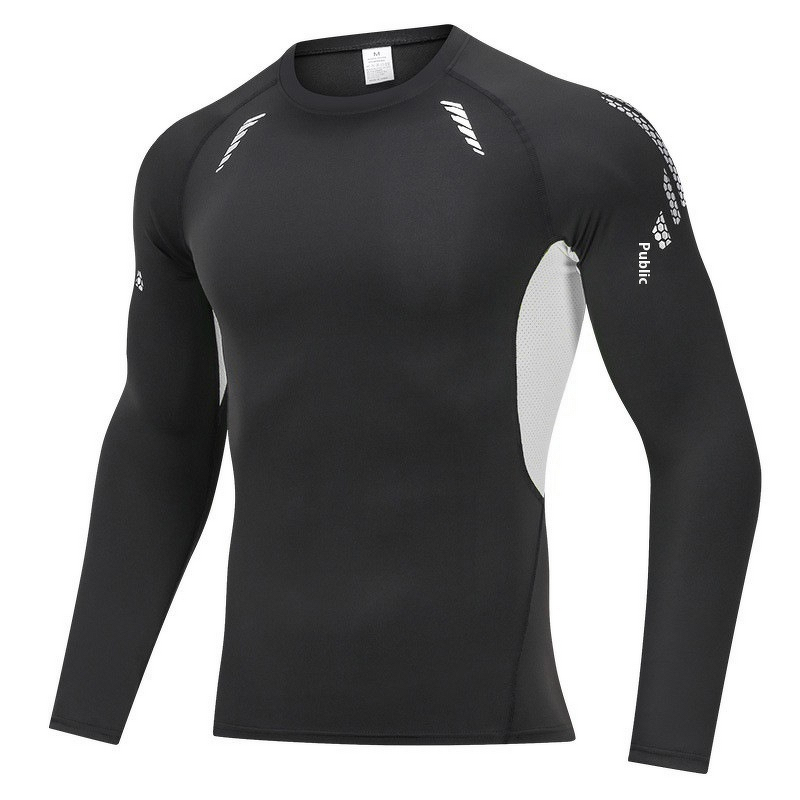 Compression T-Shirt Manufacturer - OEM/ODM Custom Men's Quick-Dry Cycling Top