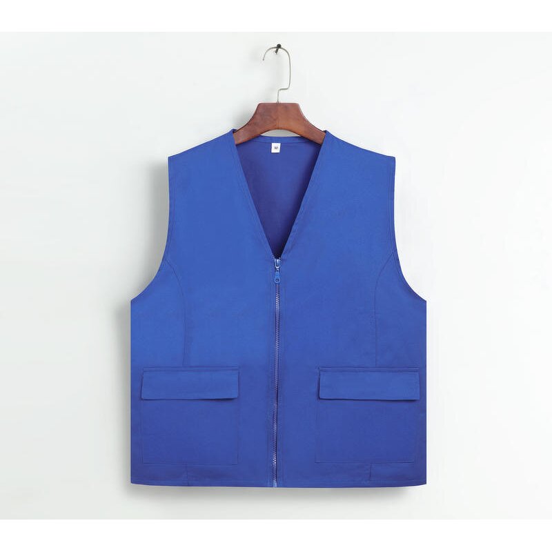 Vest Manufacturer - OEM/ODM Custom Cotton V-neck Volunteer Work Shirt