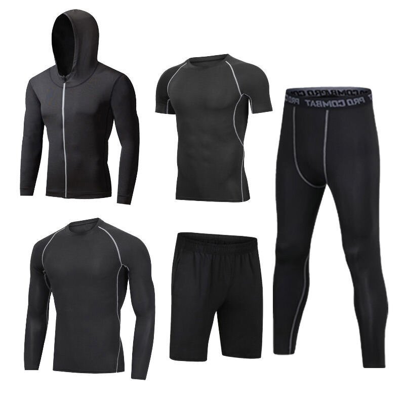 Fitness Suit Manufacturer - OEM/ODM Custom Men's Tight Fitting Clothing Set