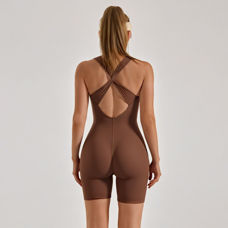 Jumpsuit Manufacturer - OEM/ODM Custom Breathable V-neck Wrinkle-Resistant