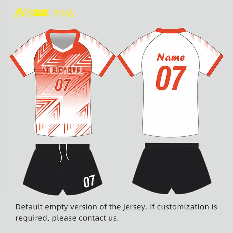 Volleyball Uniform Manufacturer - OEM/ODM Custom Unisex Sports Jersey Set
