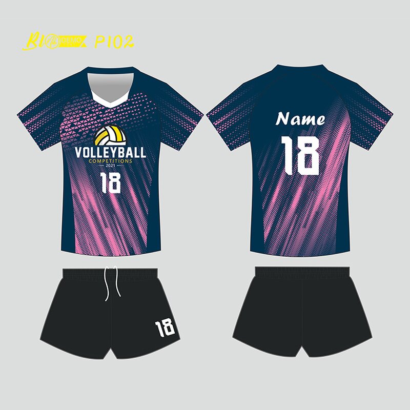 Volleyball Shirts Manufacturer - OEM/ODM Custom Logo Design Sublimation Printed