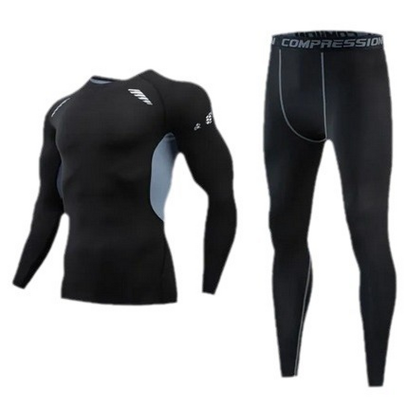 Compression Clothes Set Manufacturer - OEM/ODM Custom Men's Breathable Running Set