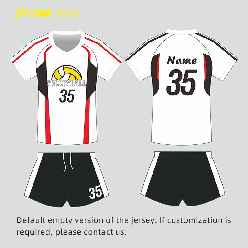 Volleyball Uniform Manufacturer - OEM/ODM Custom Mesh Breathable Sublimation Set
