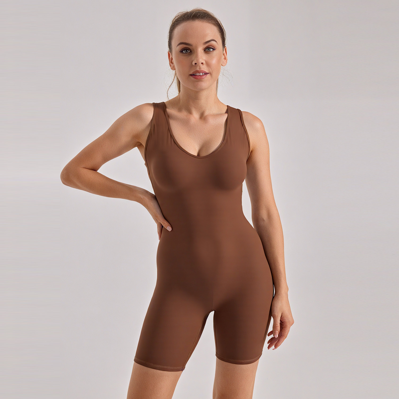 Jumpsuit Manufacturer - OEM/ODM Custom Breathable V-neck Wrinkle-Resistant