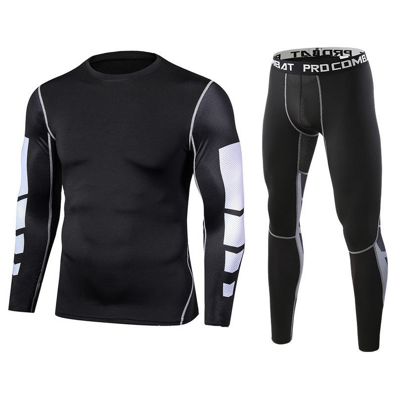 Compression Clothes Set Manufacturer - OEM/ODM Custom Men's Breathable Running Set