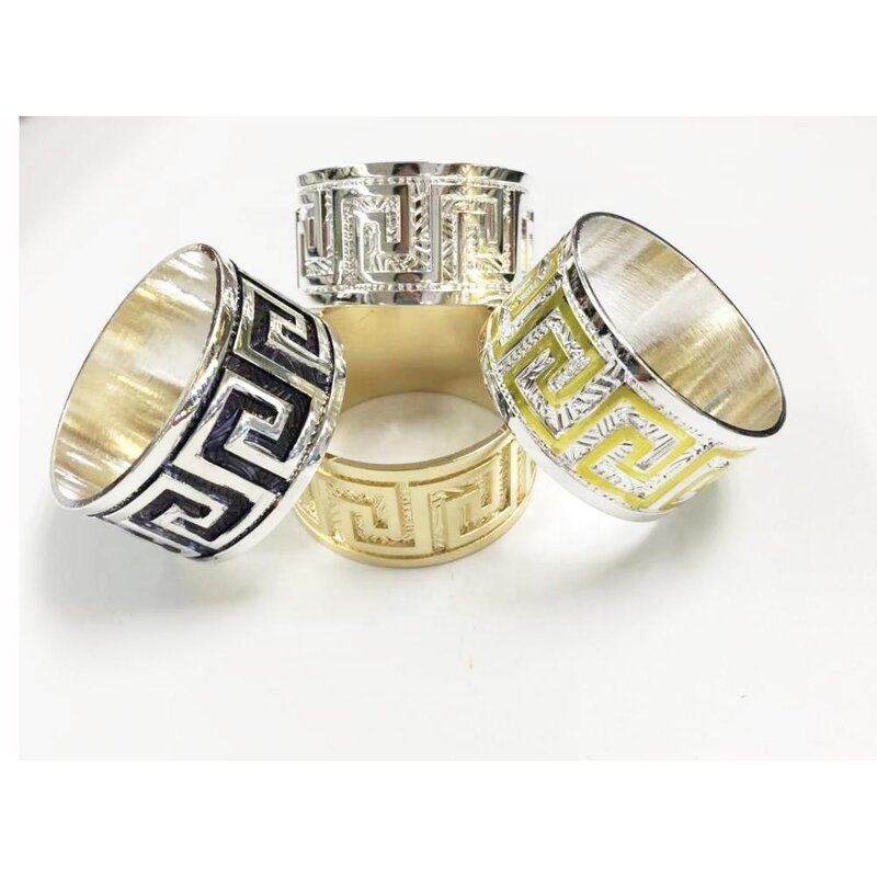 Napkin Rings Manufacturer - OEM/ODM Custom Gold Silver Modern Metal Decorative