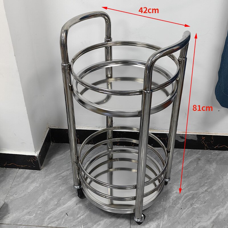 Buffet Trolley Manufacturer - OEM/ODM Custom 2 Tier Stainless Steel Luxury