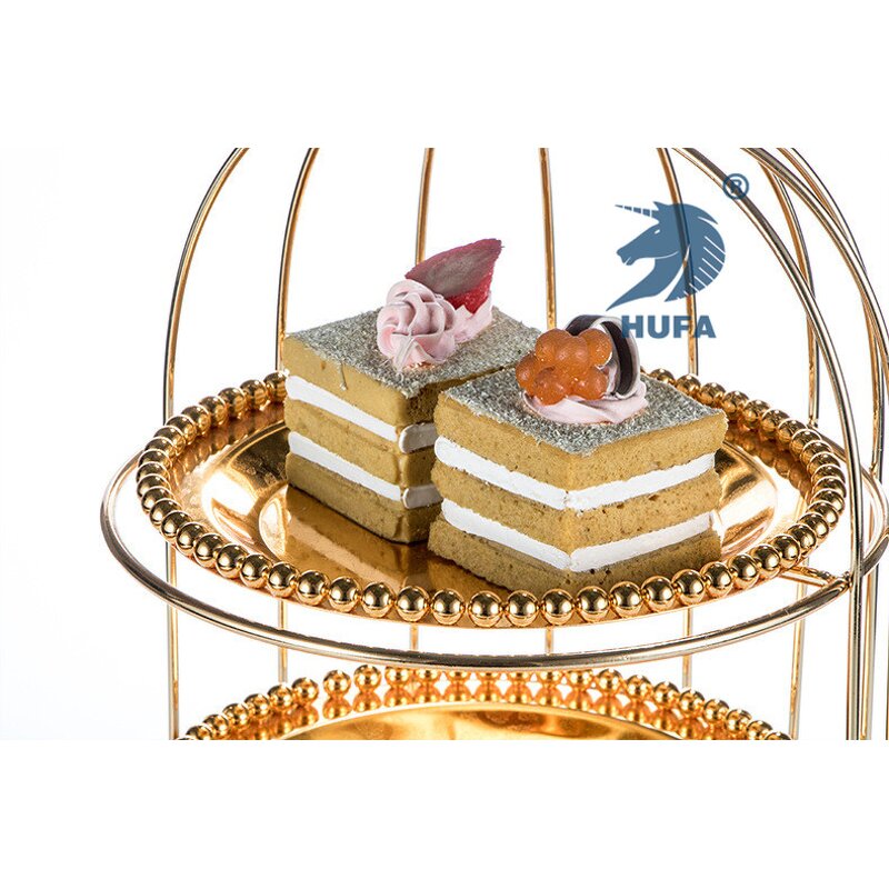 Cake Tools Manufacturer - OEM/ODM Custom Metal Wedding Cake Tools Golden