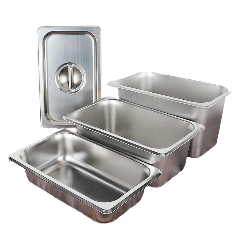 GN Pan Manufacturer - OEM/ODM Custom 6.5cm Depth Stainless Steel Gastronorm