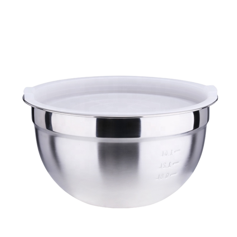 Salad Bowl Manufacturer - OEM/ODM Custom Stainless Steel Mixing Bowl Lid