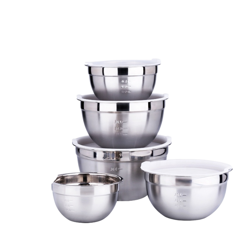 Salad Bowl Manufacturer - OEM/ODM Custom Stainless Steel Mixing Bowl Lid