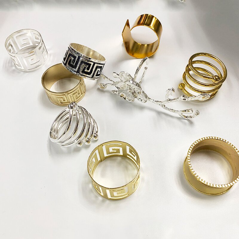 Napkin Rings Manufacturer - OEM/ODM Custom Unique Luxury Restaurant Rings