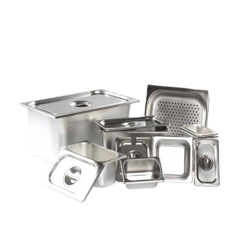 GN Pan Manufacturer - OEM/ODM Custom 6.5cm Depth Stainless Steel Gastronorm