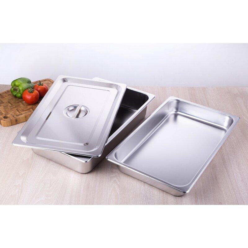 GN Pan Manufacturer - OEM/ODM Custom 4cm Depth Stainless Steel Buffet Container