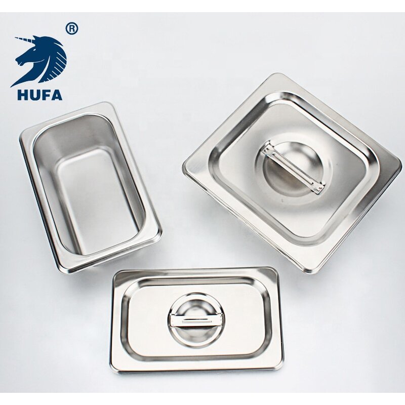 GN Pan Manufacturer - OEM/ODM Custom 1/3 10cm Depth Stainless Steel Pan