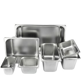 GN Pan Manufacturer - OEM/ODM Custom 1/6 6.5cm Depth Stainless Steel Tray