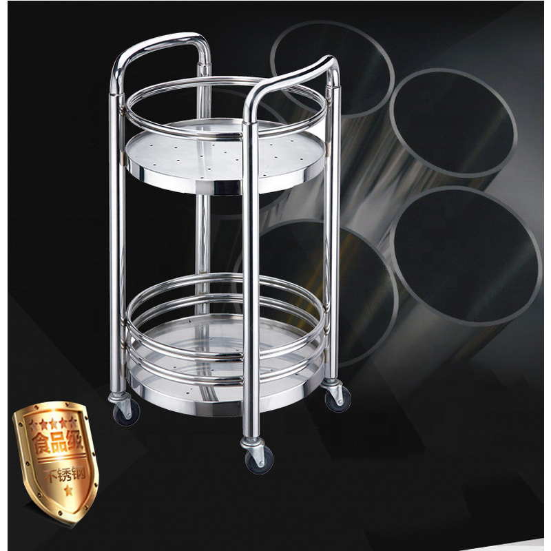Buffet Trolley Manufacturer - OEM/ODM Custom 2 Tier Stainless Steel Luxury