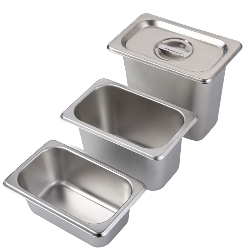 GN Pan Manufacturer - OEM/ODM Custom 1/9 15cm Depth Stainless Steel Pan