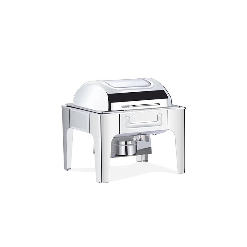 Chafing Dish Manufacturer - OEM/ODM Custom Roll Top Stainless Steel Buffet Set