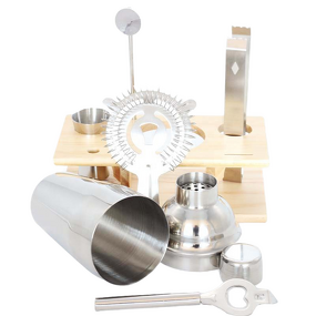 Cocktail Shaker Set Manufacturer - OEM/ODM Custom 12-Pcs Stainless Steel Kit