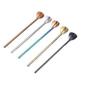 Straw Spoon Manufacturer - OEM/ODM Custom Stainless Steel Drinking Straw Spoon