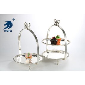 Cake Stand Manufacturer - OEM/ODM Custom Round Cake Plate Butterfly Stand
