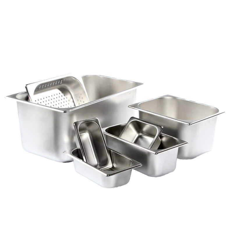 GN Container Manufacturer - OEM/ODM Custom 6.5cm Depth Rectangular Buffet Pan