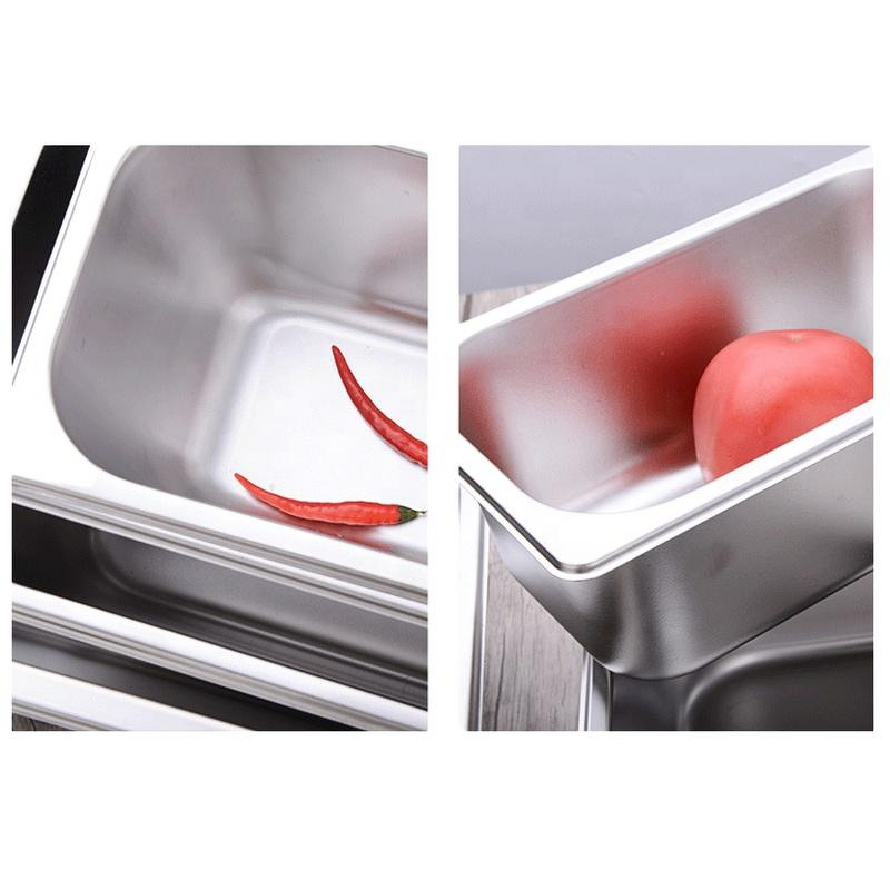 GN Pan Manufacturer - OEM/ODM Custom 10cm Depth Stainless Steel Food Container