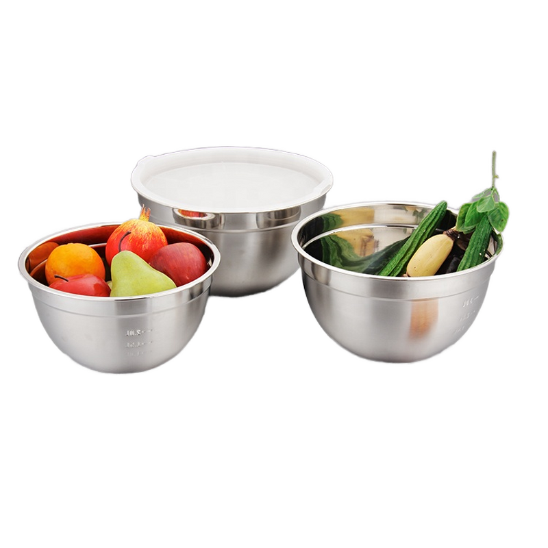 Salad Bowl Manufacturer - OEM/ODM Custom Stainless Steel Mixing Bowl Lid