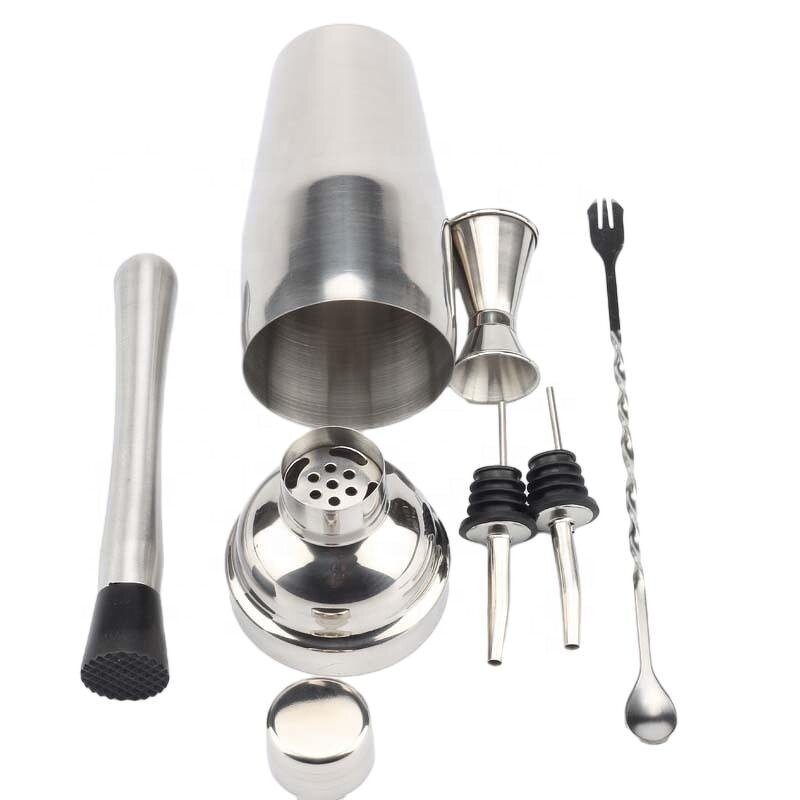 Cocktail Shaker Set Manufacturer - OEM/ODM Custom 24pcs Stainless Steel Barware