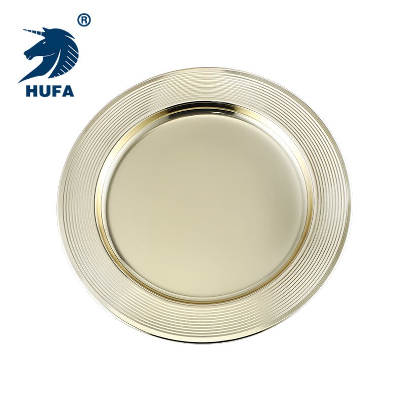 Charger Plate Manufacturer - OEM/ODM Custom Round Metal Reusable Dinner Plate