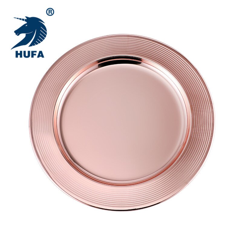 Charger Plate Manufacturer - OEM/ODM Custom Round Metal Reusable Dinner Plate