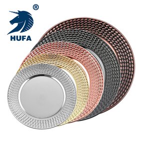 Charger Plate Manufacturer - OEM/ODM Custom Metal Elegant Rice Plate Dish